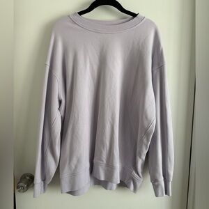 lululemon athletica Lavender Oversize Sweatshirt